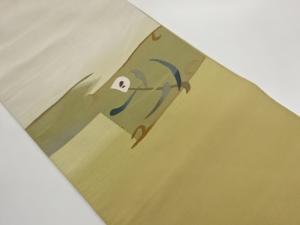 綴れ抽象模様織出し名古屋帯